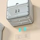 thumbnail image 4 of Injueey Impermeable fácil de instalar del organizador del almacenamiento del cuarto de baño del ABS que hace conveniente almacenar artículos Almacenamiento y organización del hogar Azul agua claro, 4 of 6