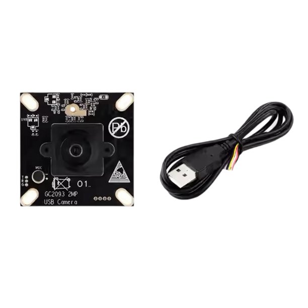 Módulo de Cámara USB de 2 MP con Chip Fotosensible GC2093, Módulo de Cámara , Retroiluminación Dinámica Amplia, Enfoque Fijo y Micrófono.