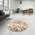 thumbnail image 3 of Ahgly Company Indoor Rectangle Abstract Wheat Beige Abstract Area Rugs, 8' x 10', 3 of 6