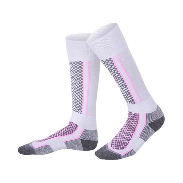WAITLOVER Calcetines de esquí impermeables, calcetines largos, cálidos, transpirables y gruesos para deportes de invierno para niños