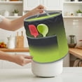thumbnail image 3 of Dark Grey Green Pressure Cooker Cover Lemon Green Gradient Abstract Art Dust Cover for Kitchen Appliances with Top Handle & Storage Pockets, Fits 8 Quart Instant Pot, Air Fryer, Crock Pot, 3 of 9