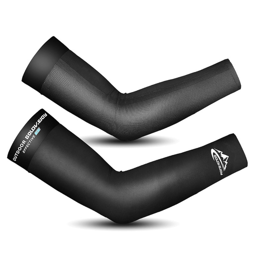 Lixada Cooling Arm Sleeves Men Women UV Sun Protection Long Arms Sleeves Cover for Cycling Driving Running Golfing Football Basketball 