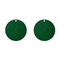 thumbnail image 4 of Mantel Individual resistente al calor Yuarrent para ollas y tazas color Verde oscuro, 4 of 6