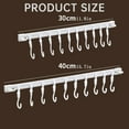 thumbnail image 2 of BAOQIN Multifunctional Slide Rail Hook,&nbsp;Kitchen Utensil Hanging Rrack&nbsp;Space Saving Utensil Rack with 10 Hooks B, 2 of 9