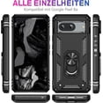 thumbnail image 6 of for Google Pixel 8A Case with Screen Protector, Military Grade Pixel 8A Phone Case Shockproof Heavy Duty Protective Cover with Kickstand Magnetic Ring Holder for Google 8A, 6 of 7