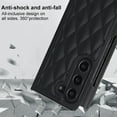 thumbnail image 4 of ELEHOLD for Samsung Galaxy Z Fold7 Case,Women Luxury PU Leather Ultra Slim Anti-Drop Protection Cover All-Inclusive Shockproof  New Case for Samsung Galaxy Z Fold7,Black, 4 of 8