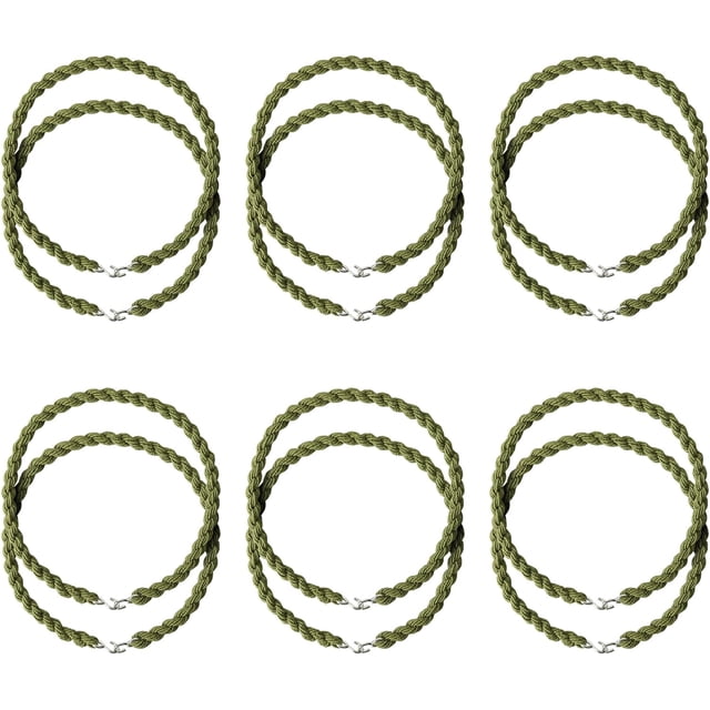Cosmos 12 Pcs Elastic Boot Bands Boot Blousing Straps Ankle Bands Pants Fastening Belt for Cycling Climbing Hiking