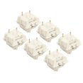 thumbnail image 4 of 45Pcs Mechanical Keyboard Switches Waterproof Backlight Silent Linear Mechanical Key Switches Set for DIY White, Dual Spring, 4 of 5