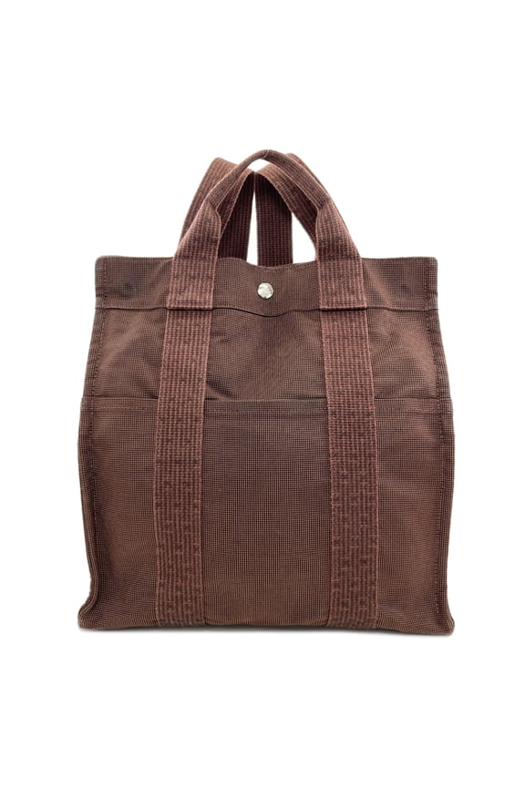 Pre-Owned Hermes Herline Ad MM Backpack/Daypack, Canvas, Women's