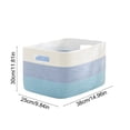 thumbnail image 2 of Woven Cotton Linen Storage Basket, Large Decorative Storage Bin, Multi-Purpose Fabric Basket for Laundry, Toys and Books, Handmade Organizer for Home and Nursery, 2 of 6