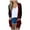 Wine, variant on Herrnalise Women's Casual Patchwork Blouse Cardigan Long Sleeve With Pocket Tops Coat
