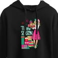 thumbnail image 3 of Barbie - 'Tis The Season - Juniors Cropped Pullover Hoodie, 3 of 5