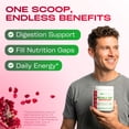 thumbnail image 4 of (3 pack) GoBiotix Super Greens & Reds Organic Super Greens Powder with Probiotics for Digestion, 30 Servings, Reds Flavor, 4 of 10