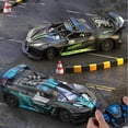 thumbnail image 4 of Voiture de Sport RC 4WD à Grande Vitesse, Télécommande, Mini Modèle Réduit, Véhicule Électrique de Dérive et de Course, Jouets pour Garçons et Enfants, Rentrée Scolaire, Vert, 21 cm, 4 of 6