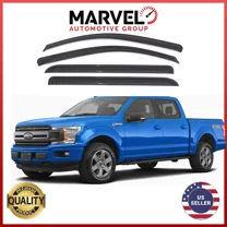 Out-Channel Window Visor Rain Guard Deflectors for Ford F-150 Crew Cab 2015-2020