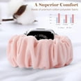 thumbnail image 3 of XiHAMA 5 Pack Scrunchie Bands Compatible with Apple Watch Band 38mm 40mm 41mm 42mm 44mm 45mm 49mm for Women, Cute Fabric Scrunchy Adjustable Elastic Strap for iWatch SE Ultra Series 8 7 6 5 4 3 2 1, 3 of 6