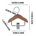 thumbnail image 3 of Clothes Hangers Pet Clothes Hanger Clip Mini Clothes Special Clothing Support Display Rack, 3 of 7