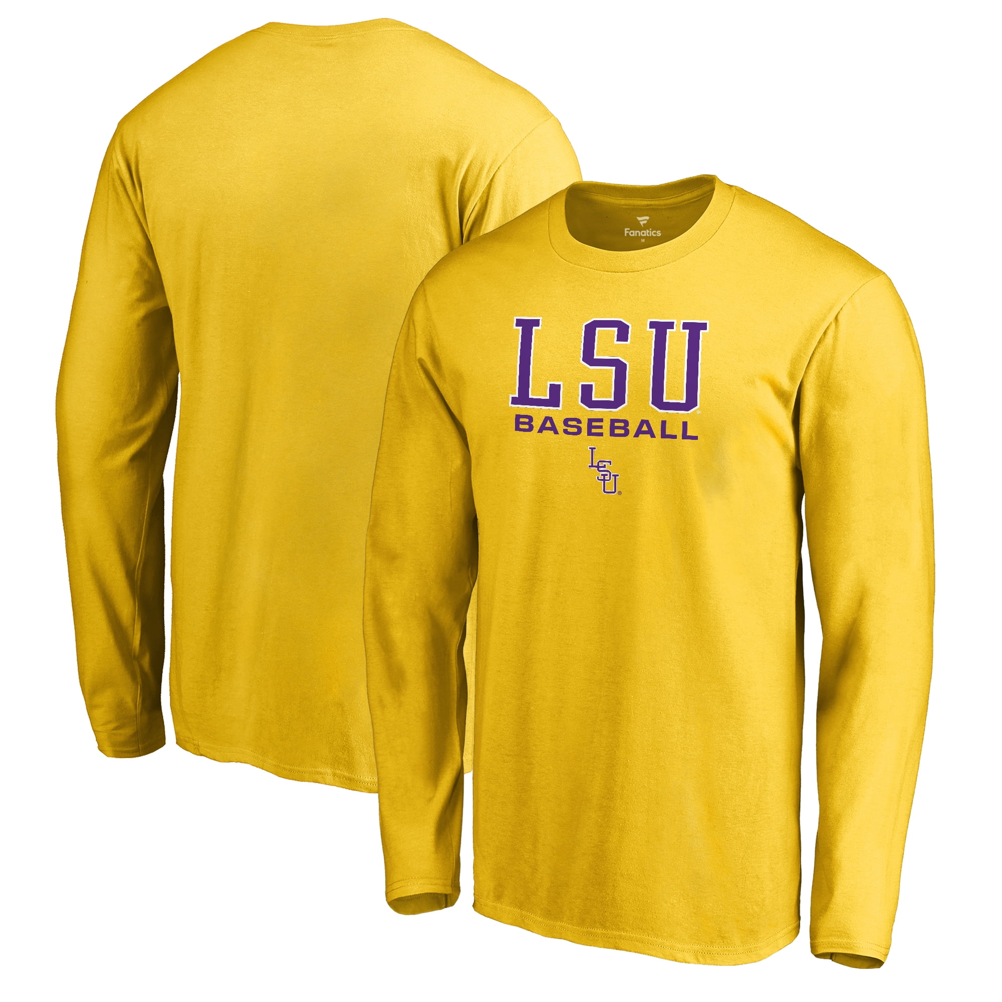 LSU Tigers Fanatics Branded True Sport Baseball Long Sleeve T-Shirt ...