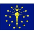 thumbnail image 2 of Indiana 4x6ft Nylon Flag with Pole Hem Only - Banner, 2 of 2