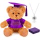 thumbnail image 1 of Set de regalo de graduación Zhanmai 2025 con oso de peluche y collar, 1 of 7