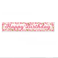 thumbnail image 3 of Fondo de cumpleaños de tela con tema de niña rosa, decoración para fiesta de cumpleaños, fondo con bandera, diseño de bandera, 3 of 3