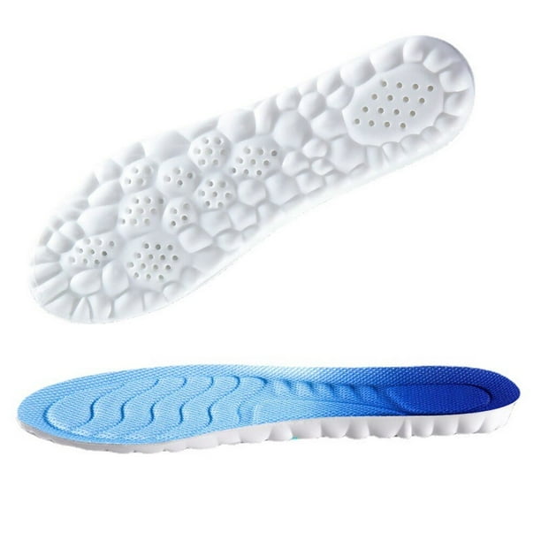 Nuevas plantillas deportivas ortopédicas de espuma viscoelástica para zapatos, cojín de suela para correr, absorbente de golpes, transpirable, desodorización, almohadilla suave para zapatos, EU37-38 Gao Jinjia LED