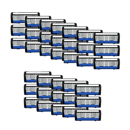 36 pcs 7-blade razors for men, razor handles and razor blade refills