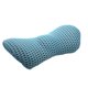 thumbnail image 3 of Riwesomey Almohada de espuma viscoelástica 4D, almohada de soporte Lumbar, cojín para la cintura del asiento del coche, protección de la columna Ventana automotriz Azul, 3 of 8