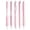 Pink, variant on 5 Count Pastel Gel Ink Pen Set, Cute Note Taking 0.5mm Fine Point Retractable 5 Count Black Ink Pens for Writing, Journaling, Study, Office, Ergonomic Grip Aesthetic Ballpoint Pens,Green