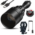 thumbnail image 1 of UniqueFire 1605 850nm IR Illuminator Flashlight Lights for Night Vision Zoomable Infrared Flashlight Illuminator with Dual Control Remote Pressure Switch, USB Charger and Scope Mount Set, 1 of 4