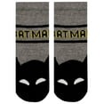 thumbnail image 3 of DC Comics Boys Batman Socks 3 Pack Grey Sizes 4 - Adults 4, 3 of 3