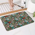 thumbnail image 4 of Multicolor Bigfoot and Text Pattern Bathroom Rugs Mat,Non Slip Microfiber Bathroom Rug,Rubber Backing,Soft Bathroom Mats for Bathroom Floor,Tub and Shower,17x27in(43x68cm), 4 of 5