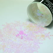 Confetti Snowflake Iridescent - Half Pound (8 oz) - CCL8589