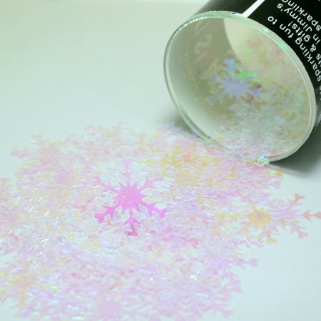 Confetti Snowflake Iridescent - Half Pound (8 oz) - CCL8589