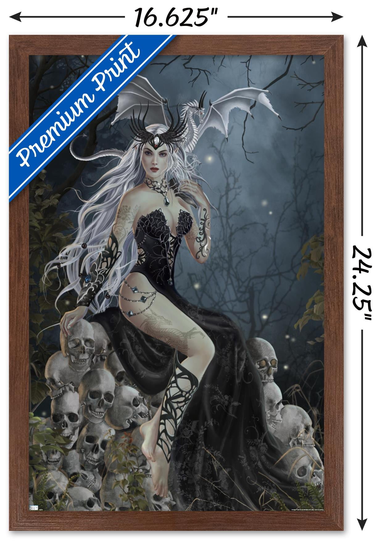 Nene Thomas - Mad Queen Wall Poster, 14.725" x 22.375", Framed