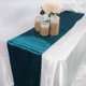 thumbnail image 2 of Mantel Liso para Decoración del Partido De Boda Azul Macarena Camino de mesa satinado, 2 of 3