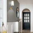 thumbnail image 5 of Glitnous Battery Operated Wall Sconces Set of Two, Gold Wall Sconce Battery Operated with Remote, Not Hardwired Dimmable Battery Sconce with Bulb&Cable, Wireless Wall Light for Bedroom Living Room, 5 of 8