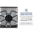thumbnail image 4 of ABBA 24-inch 4 Burners Built-in Gas Cooktop - Stainless-Steel, 4 of 10