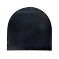 thumbnail image 2 of Cod 33 Inch Modern Wall Mirror, Simplistic Arched Black Metal Frame- Saltoro Sherpi, 2 of 4