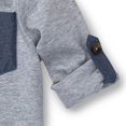 thumbnail image 3 of Hope & Henry Boys' Henley Pocket Tee with Rolled Sleeves, 3 of 3