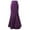 Purple, variant on Utoimkio Women's High Elastic Waist Pleated Skirts Elegant Drawstring Pencil Maxi Skirts