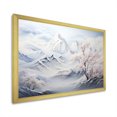thumbnail image 2 of Designart "Serenity Amidst Snowy Peaks II" Landscapes Framed Wall Art Decor - Traditional White Mountains Winter Living Room Framed Canvas Art, 2 of 6