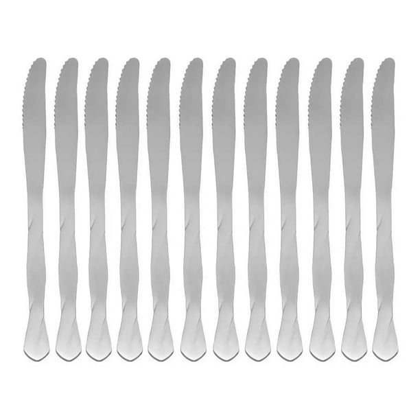 Set Cuchillo De Mesa Acero Inoxidable Moven Althea 12 Piezas