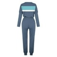 thumbnail image 5 of YUGYXL Lounge Sets for Women Sweatsuits Sets Two Piece Outfit Long Sleeve Pant Workout Athletic Tracksuits Navy S, 5 of 5