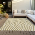 thumbnail image 2 of Addison Rugs Chantille Indoor/Outdoor Transitional Geometric Gold Washable Rectangle Rug, 5' x 7'6", 2 of 5