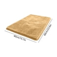 thumbnail image 3 of FastXmas Bathroom Rugs, Thick Soft Absorbent Rug, Microfiber Mats, Non-Slip Backing, Machine Washable Shower Floor Rugs, Bathroom Bathroom Mat for Home Decor Accessories, 23.6x15.7 Khaki, 3 of 8