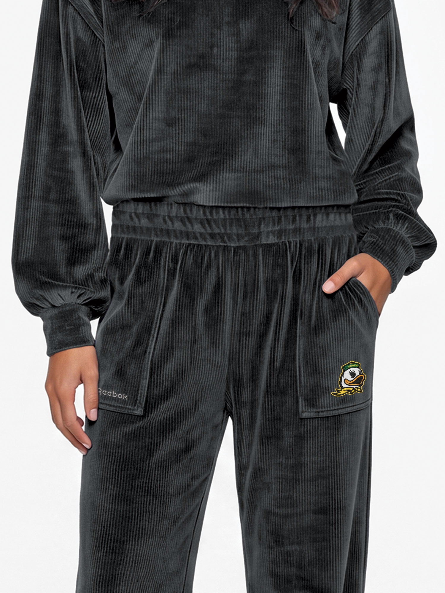 Oregon Ducks Reebok Womens Fashion Fit Fleece Pant
