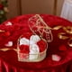 thumbnail image 1 of Cesta de hierro con rosas de jabón para San Valentín, decoración de ambiente, regalo, 6 adornos de flores de jabón, 1 of 6