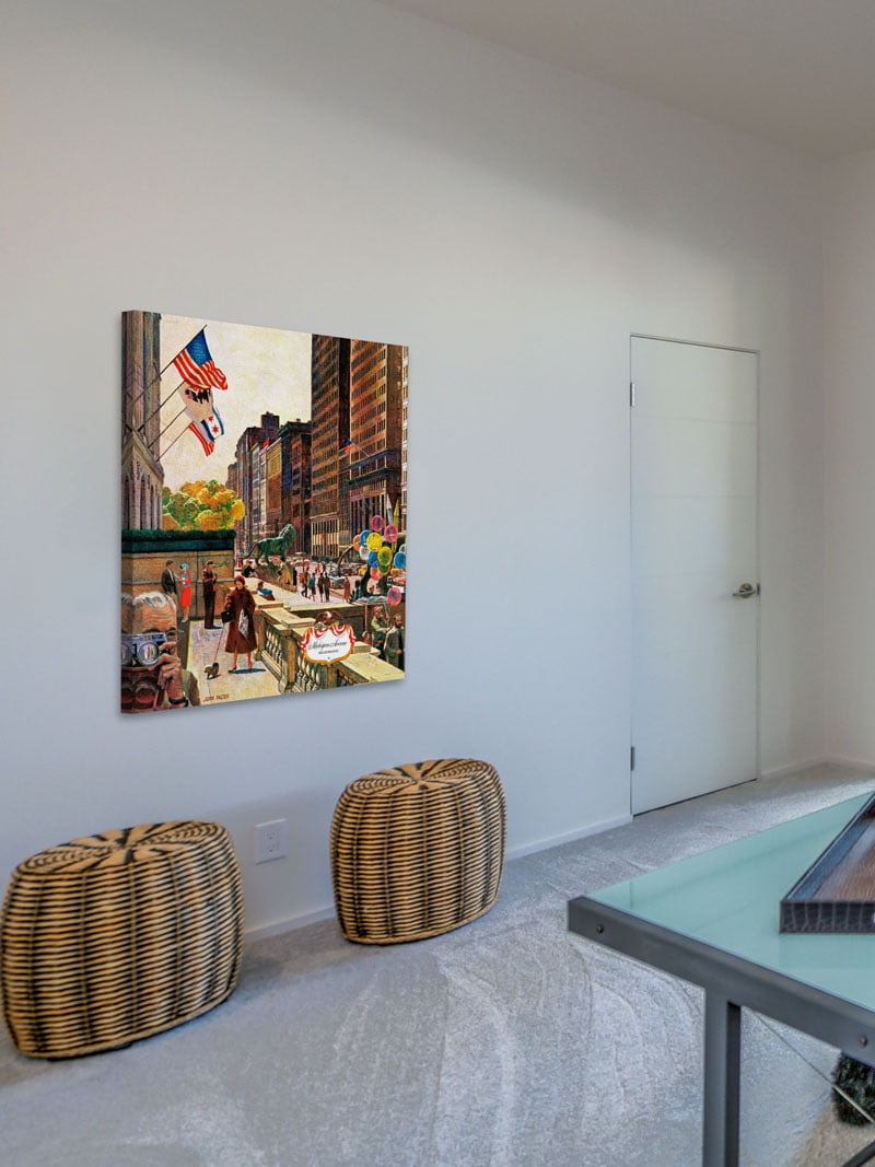 Marmont Hill Michigan Avenue Chicago By John Falter Painting Print On Canvas Walmart Com Walmart Com