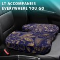 thumbnail image 4 of Premium Paisley Pattern Memory Foam Seat Cushion Ergonomic Chair Pad for Office Chair, Car, Airplane & Bleachers Sciatica, Tailbone Hip & Back Pain Relief - Chair Cushion for Long Office Workers., 4 of 5
